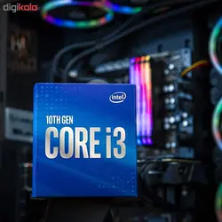 پردازنده مرکزی اینتل سری Coffee Lake مدل Core i3-10100F