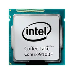 پردازنده مرکزی اینتل سری Coffee Lake مدل Core i3-9100F