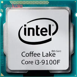 پردازنده مرکزی اینتل سری Coffee Lake مدل Core i3-9100F Tray