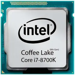 پردازنده مرکزی اینتل سری Coffee Lake مدل Core i7-8700K بدون فن