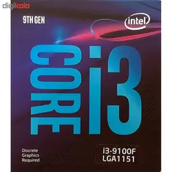 پردازنده مرکزی اینتل مدل Core i3-9100F