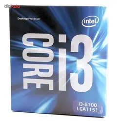 پردازنده مرکزی اینتل سری Skylake مدل Core i3-6100