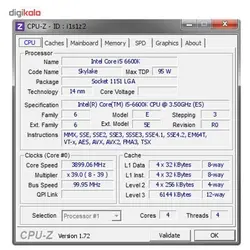 پردازنده مرکزی اینتل سری Skylake مدل Core i5-6600K