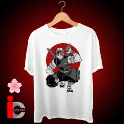 تیشرت سفید نخی طرح demon slayer