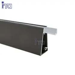 پروفیل درب شیشه خور کابینت و کمد فانتونی مدل فرنچ