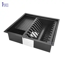 آبچکان توکار مربعی استیل کنار سینک