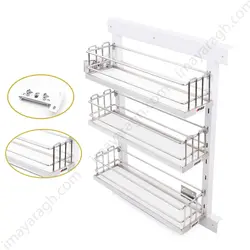 سبد ادویه داخل کابینت کف آرنا (ام دی اف) آلبا