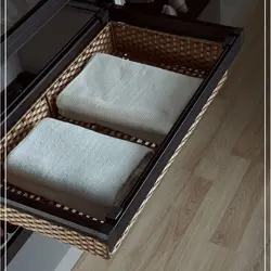 سبد حصیری ریلی داخل کمد لباس یونی هوپر مدل ws4119s