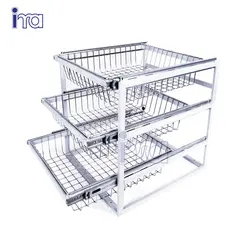 سبد ریلی فریم دار چند منظوره سه طبقه آلبا