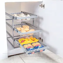 سبد ریلی فریم دار چند منظوره سه طبقه آلبا