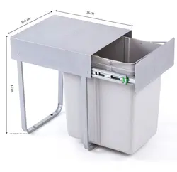 سطل آشغال توکار کابینتی آدلان مدل 814