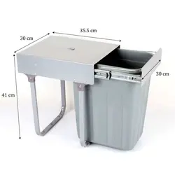 سطل زباله ریلی تک مخزنه متوسط 705