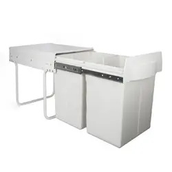 سطل زباله زیر سینک ریلی آرام بند مدل 9128 ملونی