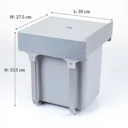 سطل زباله کوچک تک مخزن درجه 1 آلبا مدل 704