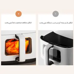 سرخ کن و هوا پز شیائومی مدل Xiaomi fryer and air cooker Silencare SC-K509
