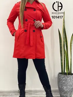 بارانی زنانه هشت دکمه ایران هانی ۱۰۱۴۱۷