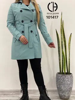 بارانی زنانه هشت دکمه ایران هانی ۱۰۱۴۱۷