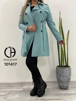 بارانی زنانه هشت دکمه ایران هانی ۱۰۱۴۱۷