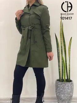 بارانی زنانه هشت دکمه ایران هانی ۱۰۱۴۱۷