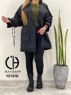 بارانی زنانه دودرجیب ایران هانی ۱۰۱۴۱۶