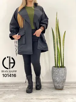 بارانی زنانه دودرجیب ایران هانی ۱۰۱۴۱۶