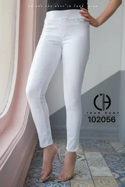 شلوار جین OLD NAVY سفید کمرکش ایران هانی ۱۰۲۰۵۶