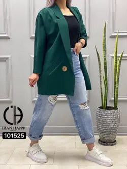 مانتو کتی آستین کیمونو دو دکمه ایران هانی 101525