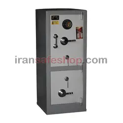 مشخصات، خرید و قیمت گاوصندوق نسوز ایران کاوه مدل 1200 دو طبقه رمز مکانیکی - ایران کاوه