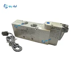 شیر برقی پنوماتیک 2-5 1/4 تک بوبین ایرتک تایوان 5V210-08 Airtac