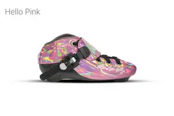 بوت اسکیت سرعت اسفلای مدل هلو پینک