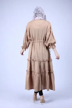 مانتو اسپرت کرم کد-1645