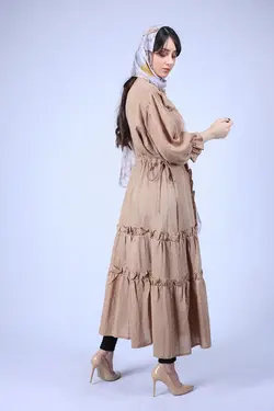 مانتو اسپرت کرم کد-1645