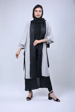 مانتو مجلسی طوسی کد-321