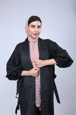 مانتو مجلسی مشکی کد-321