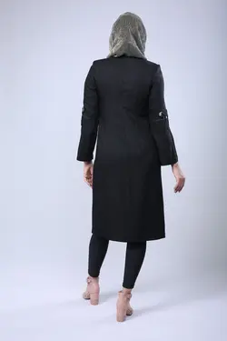 مانتو مجلسی مشکی کد-1626