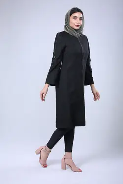 مانتو مجلسی مشکی کد-1626