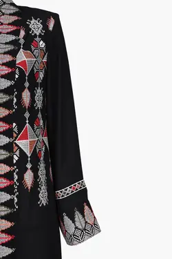 مانتو مجلسی طرح دار کد-3349