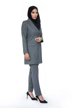 مانتو شلوار اداری کد-6618