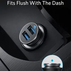 شارژر فندکی 2 پورت انکر مدل A2727 PowerDrive توان 24 وات