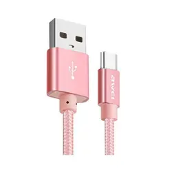 کابل تبدیل USB به USB-C اووی مدل CL-85 به طول 30 سانتی متر