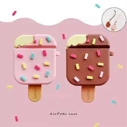 کاور الاگو طرح بستنی چوبی مناسب برای کیس اپل ایرپاد 1/2