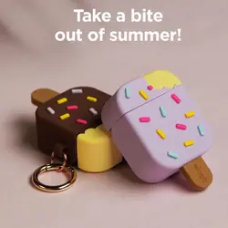 کاور الاگو طرح بستنی چوبی مناسب برای کیس اپل ایرپاد 1/2