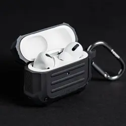 کاور اسپیگن مدل Tough Armor Military Greenمناسب برای کیس اپل Airpods Pro
