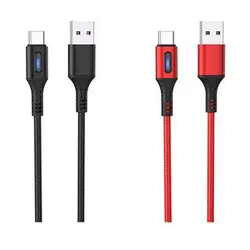 کابل تبدیل USB به لایتنینگ هوکو مدل U79 طول 1.2 متر