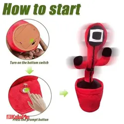 عروسک سخنگو و رقصنده مدل اسکویید گیم Squid Game