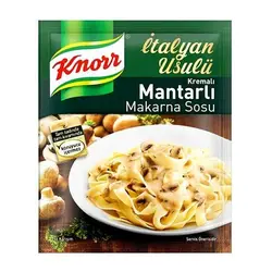 سس قارچ و خامه ماکارونی کنور ترکیه ۵۲ گرم														Knorr Mushroom sauce and cream of pasta, 52 grams