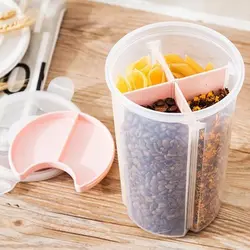 ظرف پلاستیکی چهار قسمتی حبوبات