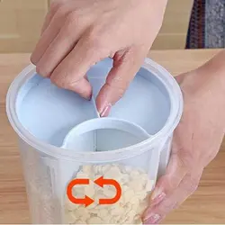 ظرف پلاستیکی چهار قسمتی حبوبات