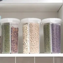 ظرف پلاستیکی چهار قسمتی حبوبات