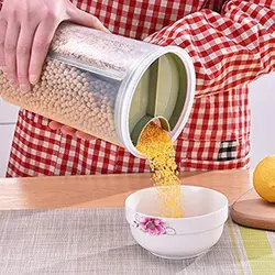 ظرف پلاستیکی چهار قسمتی حبوبات